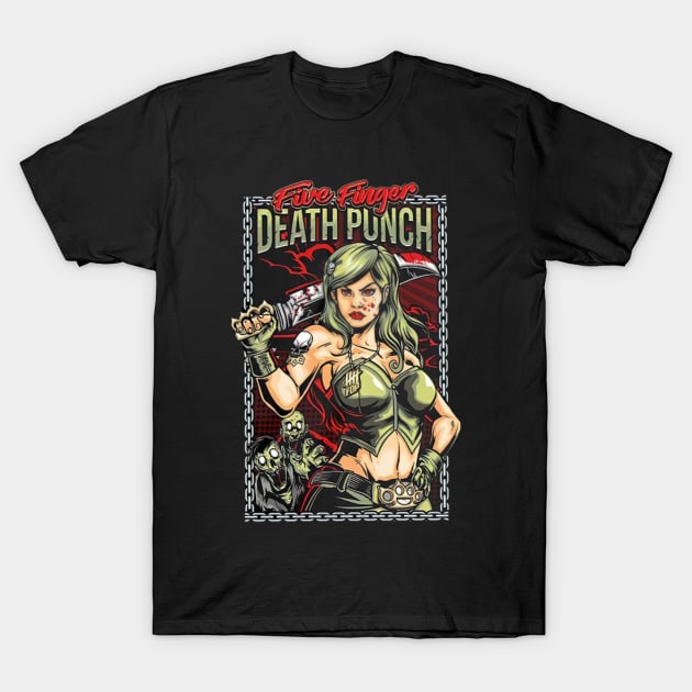 five finger death Punch T-Shirt by tekab_308